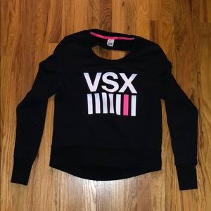 VS Sport Long Sleeve Sweater Back Cut Out
